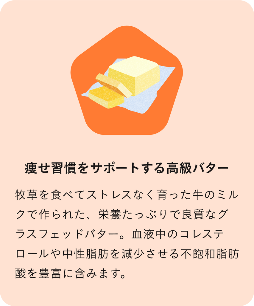 グラスフェッドバター | 痩せ習慣をサポートする高級バター